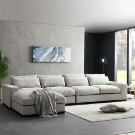 L-shaped sectional sofa comfort
