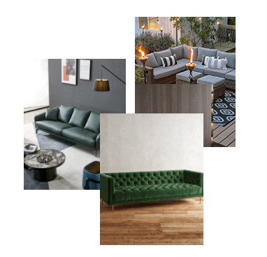 Stylish contemporary sofa piece