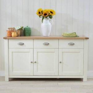 Cream and Oak Sideboards