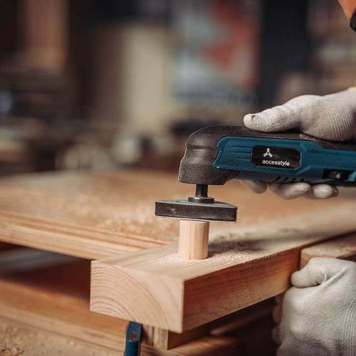 Polished hardwood flooring installation