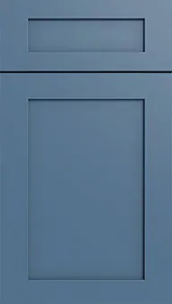 French Blue Shaker Cabinets
