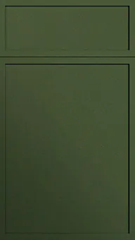 Slim Dark Green Cabinets