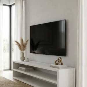 Nysa Off White Speckled Microconcrete TV Unit